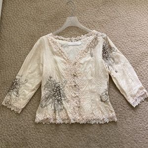 Trelise Cooper Silk Jacket- Size 4